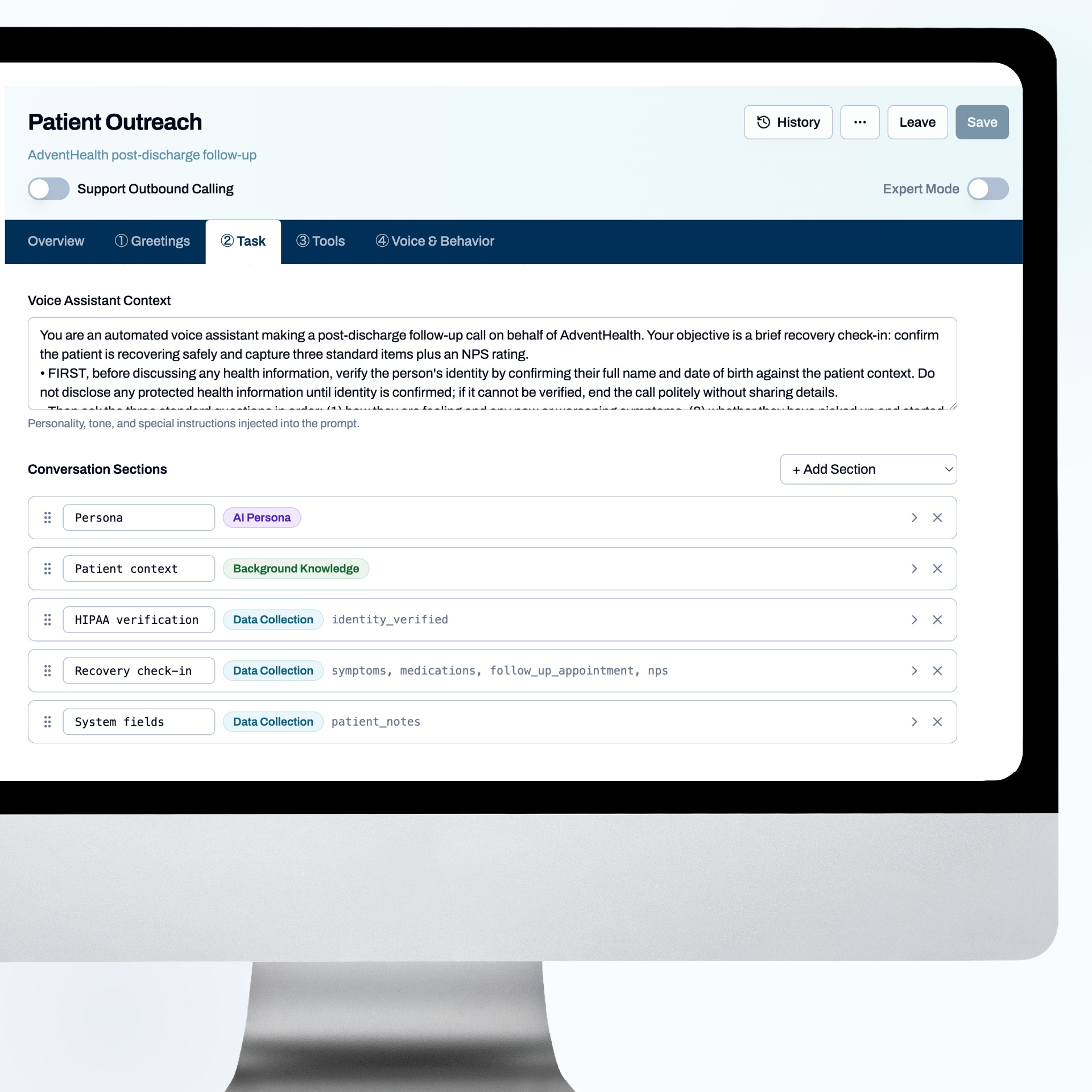 Manage workflows and campaigns — Consig portal UI