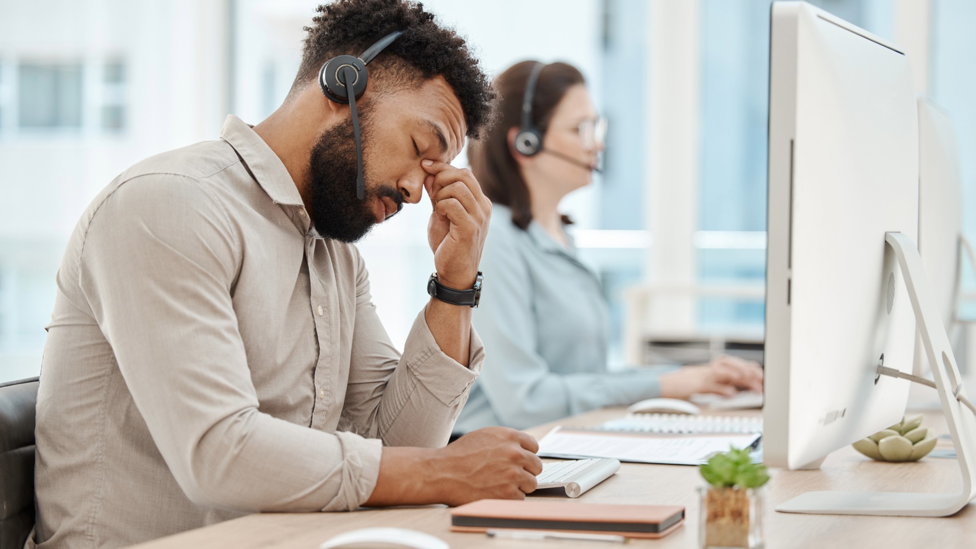 Hard-working healthcare staff