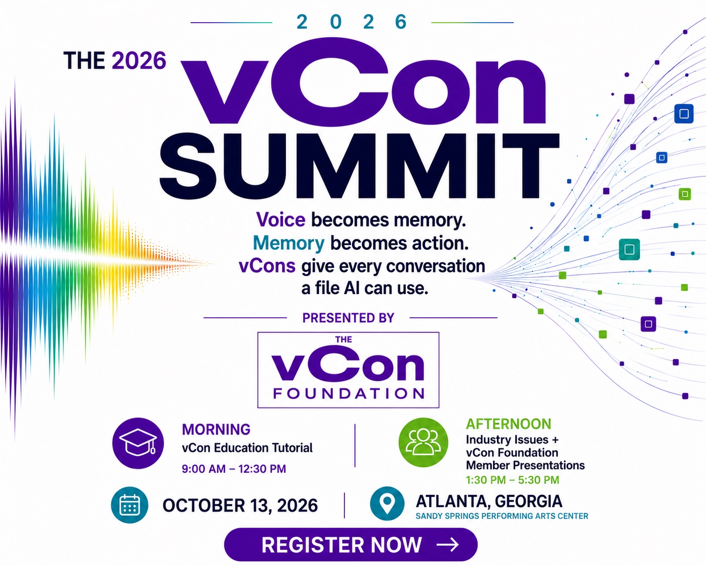 Consig's Andreas Volmer to speak on auditable AI voice at the vCon Summit in Atlanta